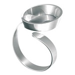 Основа для украшений FIMO, кольцо с овальной формой, 1 шт