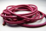 Кожаный шнур GRIFFIN, 100 см, D=2 мм, розовый