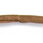 Шелковый шнур GRIFFIN Habotai Cord, 110 см, D=3 мм, коричневый