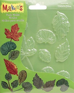 Формочки для литья Makins с формами для фигур «Листья»