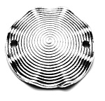 Коннектор MonPin 25 х 25 мм,  (биж.сплав, цвет:ант.серебро, 2 шт), арт. m14060211