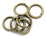 Кольцо соединит MonPin 1,2 х 10 мм (брасс, ант.бронза, 10 гр.)