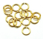 Кольцо соединит MonPin 0,7 х 4 мм (брасс, цвет:золото, 10 гр.)