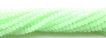 Рондель MonPin 2x3 мм, вн.д 0.6 мм (хрустальное стекло, 190 шт, светло-зеленый матовый), арт. m16030013