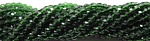 Рондель MonPin 4 х 3 мм in-d 0,8 мм (хрустальное стекло, 140шт, цвет: темно - зеленый) m16030018