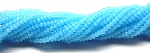 Рондель MonPin 2x3 мм, вн.д 0.6 мм (хрустальное стекло, 190 шт, светло-голубой матовый), арт. m16030021