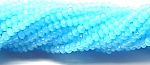 Рондель MonPin 4x3 мм, вн.д 0.8 мм (хрустальное стекло, 140 шт, светло-голубой), арт. m16030022