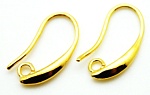 Швензы-крючок MonPin 10 х 20 мм (брасс, цвет:золото, 4 шт.)