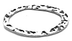 Декорат.элемент MonPin 20x40 мм (биж.сплав, цвет:ант.серебро, 2 шт), арт. m19070233