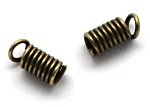 Концевик-пружинка MonPin d 4 мм (биж.сплав, цвет:бронза, 20 шт), арт. m19070283
