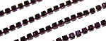 Стразовая лента MonPin SS6 - 2 мм (стекло цвет:аметист 50см) m21010135