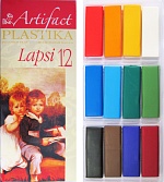 Набор пластики Артефакт LAPSI 12 классических цветов 240г