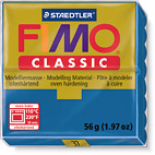Полимерная глина FIMO Classic 37 (синий) 56г
