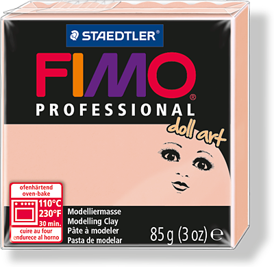 Пластика для изготовления кукол FIMO Professional Doll art 432 (полупрозрачный розовый) 85г