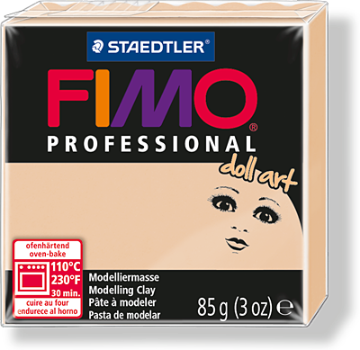 Пластика для изготовления кукол FIMO Professional Doll art 45 (непрозрачный песочный) 85г