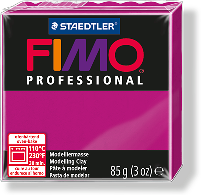 Полимерная глина FIMO Professional 210 (чисто-пурпурный) 85г