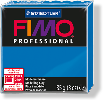 Полимерная глина FIMO Professional 300 (чисто-синий) 85г