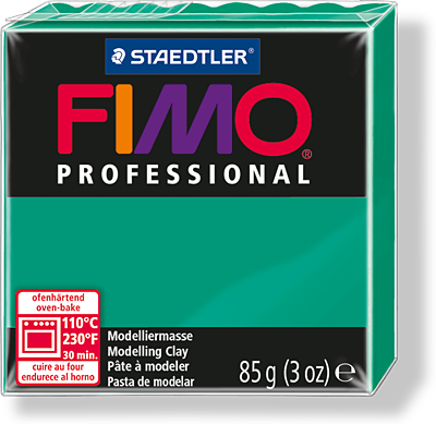 Полимерная глина FIMO Professional 500 (чисто-зеленый) 85г