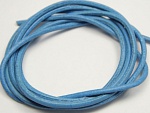 Кожаный шнур GRIFFIN, 100 см, D=2 мм, синий