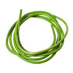 Кожаный шнур GRIFFIN, 100 см, D=2 мм, зеленое яблоко