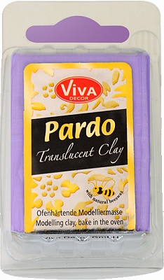 Полимерная глина PARDO 507 (полупрозрачная сирень) 56г