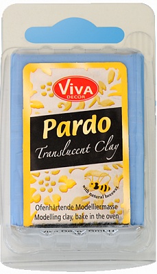 Полимерная глина PARDO 613 (полупрозрачный светло-голубой) 56г