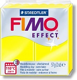 Полимерная глина FIMO neon Effect 101, желтый, 57г