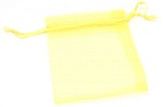 Мешочек органза 9х12 см, желтый