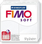 Полимерная глина FIMO Soft 0 (белый) 57г