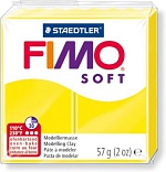 Полимерная глина FIMO Soft 10 (лимонный) 57г