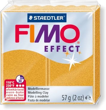 Полимерная глина FIMO Effect 11, золотой металлик, 57г