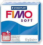 Полимерная глина FIMO Soft 37 (синий) 57г