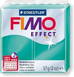 Полимерная глина FIMO Effect 504, полупрозрачный зелёный, 57г