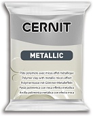 Полимерная глина CERNIT METALLIC 56г, серебро 080