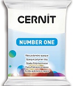 Полимерная глина CERNIT N1 56г, белый фарфор (полупрозрачный) 010