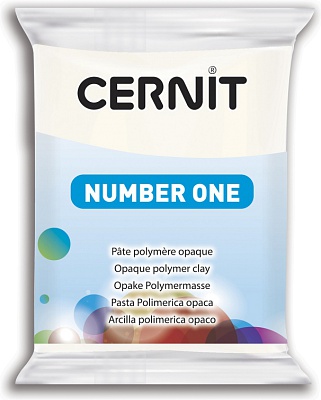 Полимерная глина CERNIT N1 56г, белый 027