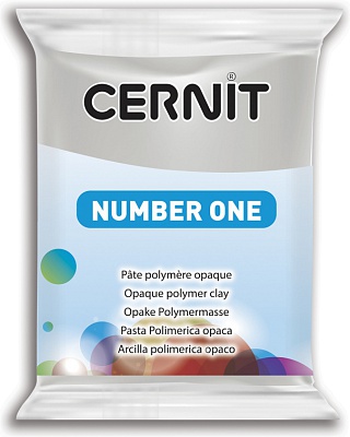 Полимерная глина CERNIT N1 56г, серый 150