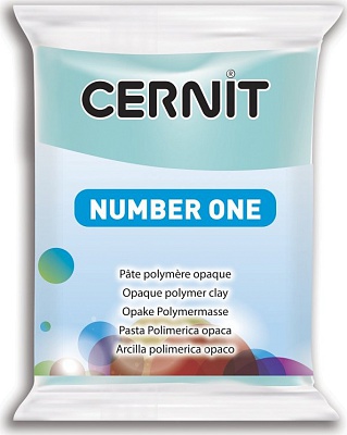 Полимерная глина CERNIT N1 56г, карибский голубой 211