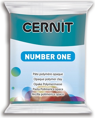 Полимерная глина CERNIT N1 56г, лазурный 230