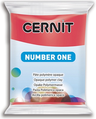 Полимерная глина CERNIT N1 56г, пунцовый 420