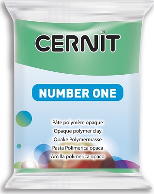 Полимерная глина CERNIT N1 56г, зеленый лишайник 652