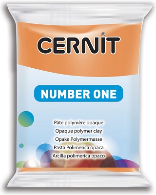 Полимерная глина CERNIT N1 56г, оранжевый 752