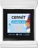 Полимерная глина CERNIT N1 250г, черный 100