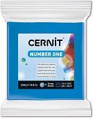 Полимерная глина CERNIT N1 250г, голубой 200