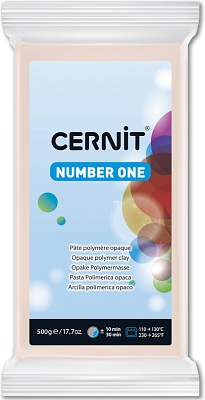 Полимерная глина CERNIT N1 500г, телесный 425