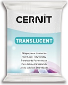 Полимерная глина CERNIT TRANSLUCENT 56г, белый блеск 010