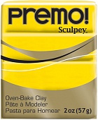 Полимерная глина Sculpey Premo 5572 (желтый кадмий) 57г