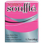 Полимерная глина Sculpey Souffle  6503 (ярко-розовый), 48г