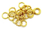 Кольцо соединит MonPin 0,8 х 5 мм (брасс, цвет:золото, 10 гр.)